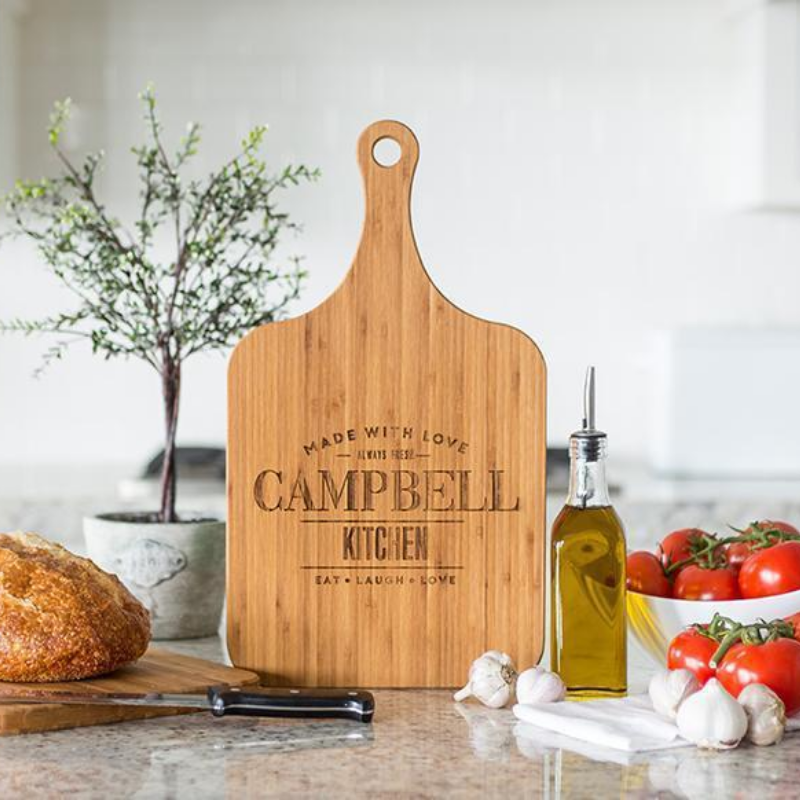 Personalized Handled Serving Boards (Modern Collection)- XL -  - Qualtry