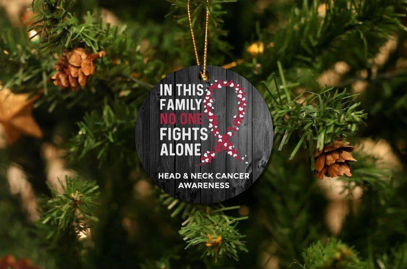 Personalizable No One Fights Alone Christmas Ornaments -  - Qualtry