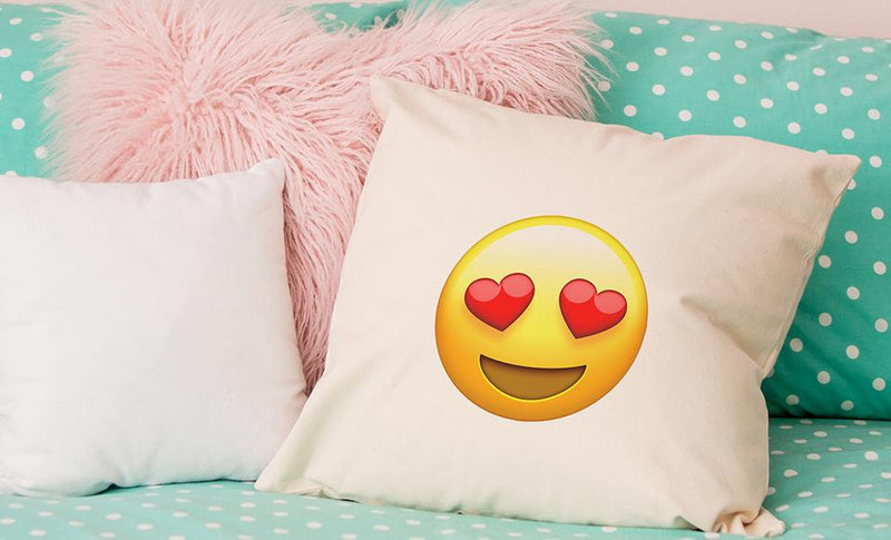 Personalized Emoji Throw Pillow Covers -  - Qualtry