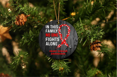Personalizable No One Fights Alone Christmas Ornaments -  - Qualtry