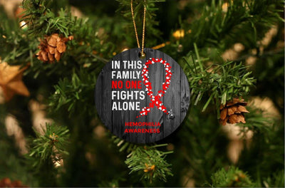 Personalizable No One Fights Alone Christmas Ornaments -  - Qualtry