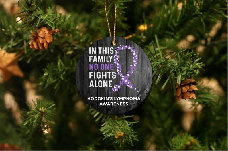 Personalizable No One Fights Alone Christmas Ornaments -  - Qualtry