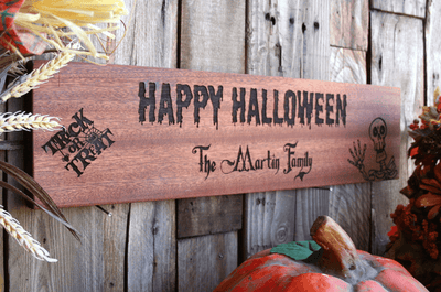 Personalized Halloween House Signs -  - Qualtry