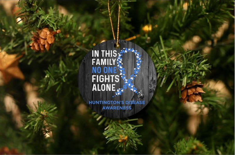 Personalizable No One Fights Alone Christmas Ornaments -  - Qualtry