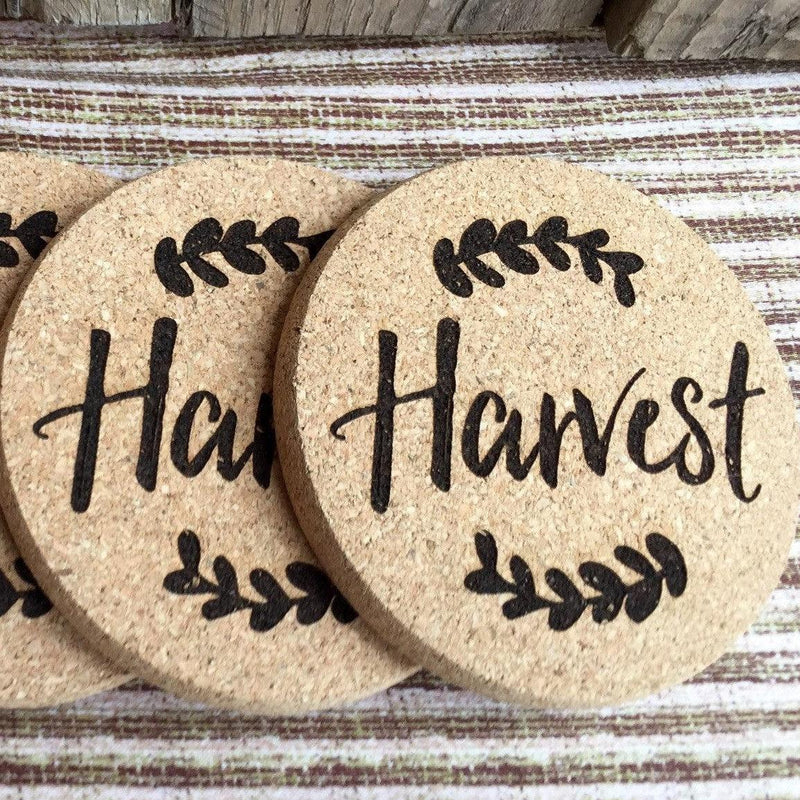 Personalized Thanksgiving Engraved Coasters -  - Qualtry