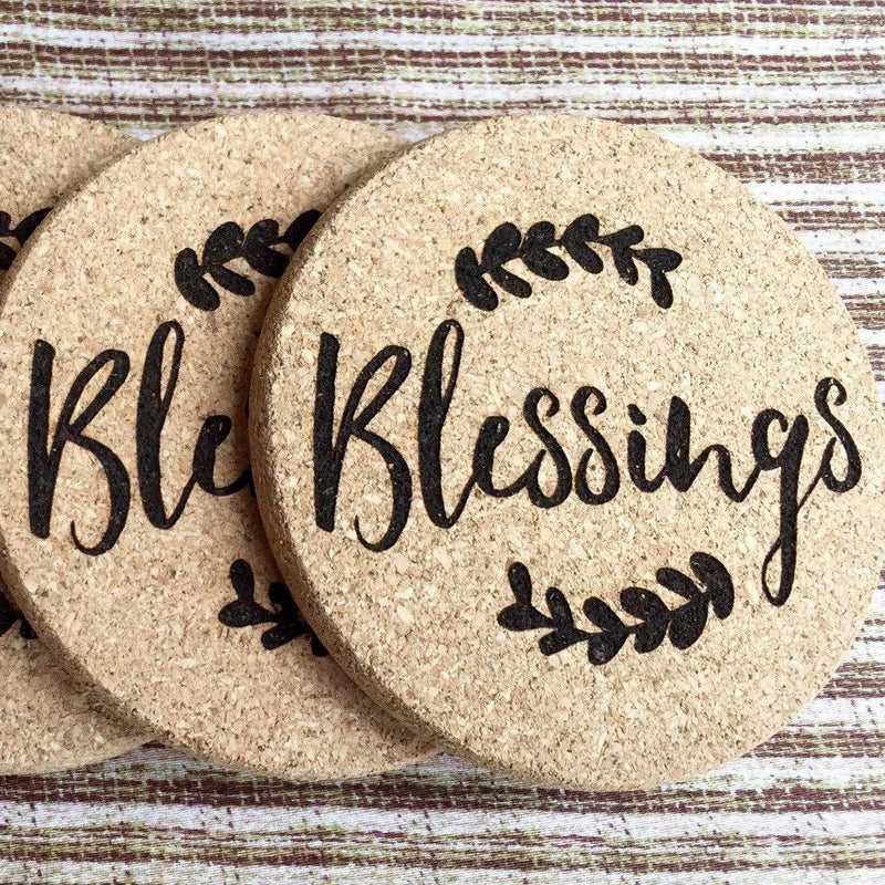 Personalized Thanksgiving Engraved Coasters -  - Qualtry