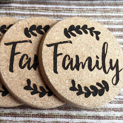 Personalized Thanksgiving Engraved Coasters -  - Qualtry
