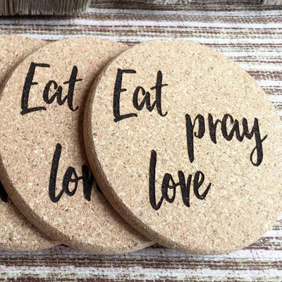 Personalized Thanksgiving Engraved Coasters -  - Qualtry