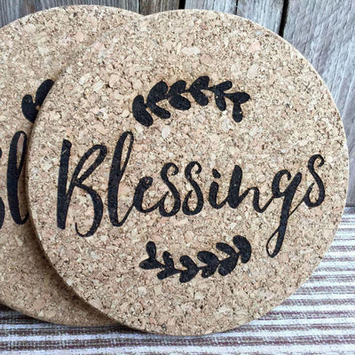 Personalized Large Thanksgiving Hot Pad (1 Pad) - 6 Amazing Designs -  - Qualtry