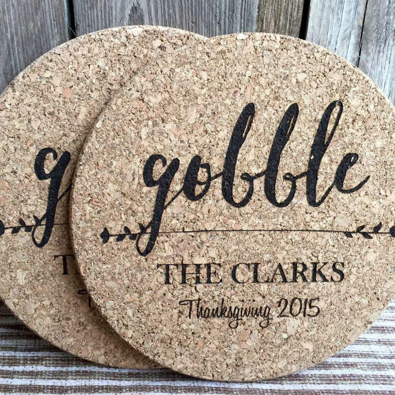 Personalized Large Thanksgiving Hot Pad (1 Pad) - 6 Amazing Designs -  - Qualtry