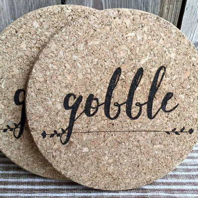 Personalized Large Thanksgiving Hot Pad (1 Pad) - 6 Amazing Designs -  - Qualtry