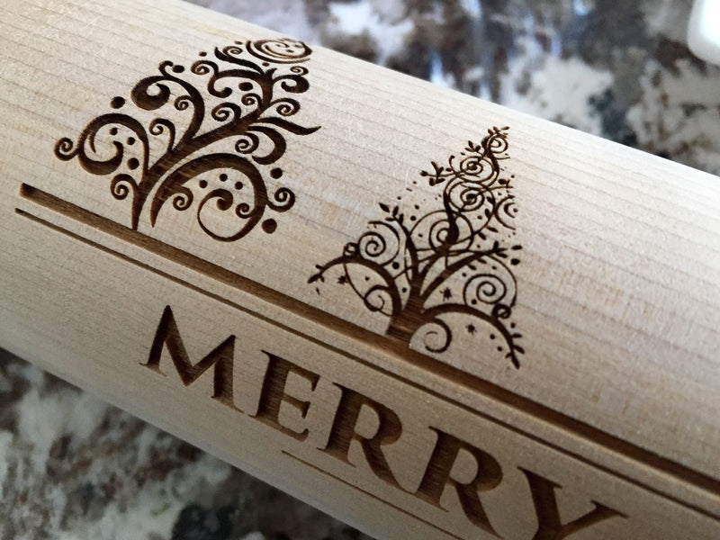 Personalized Christmas Rolling Pins - 5 Designs -  - Qualtry