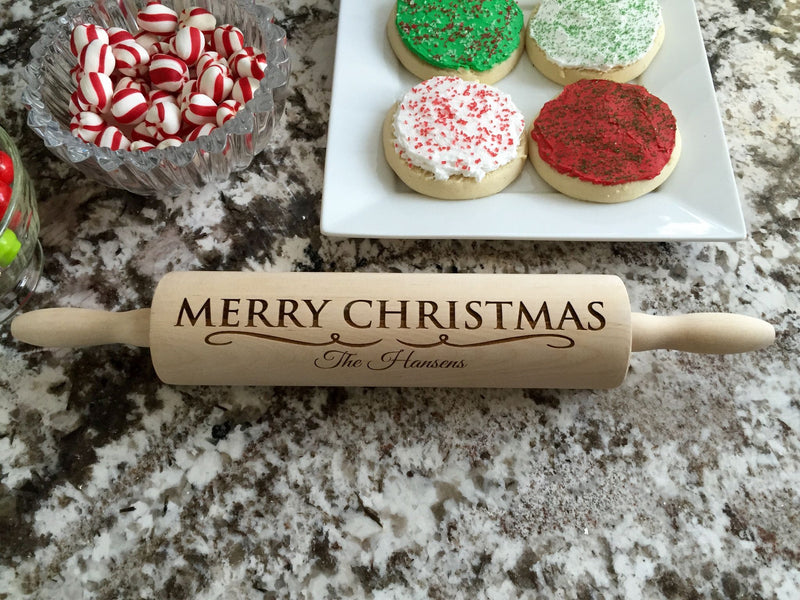 Personalized Christmas Rolling Pins - 5 Designs -  - Qualtry