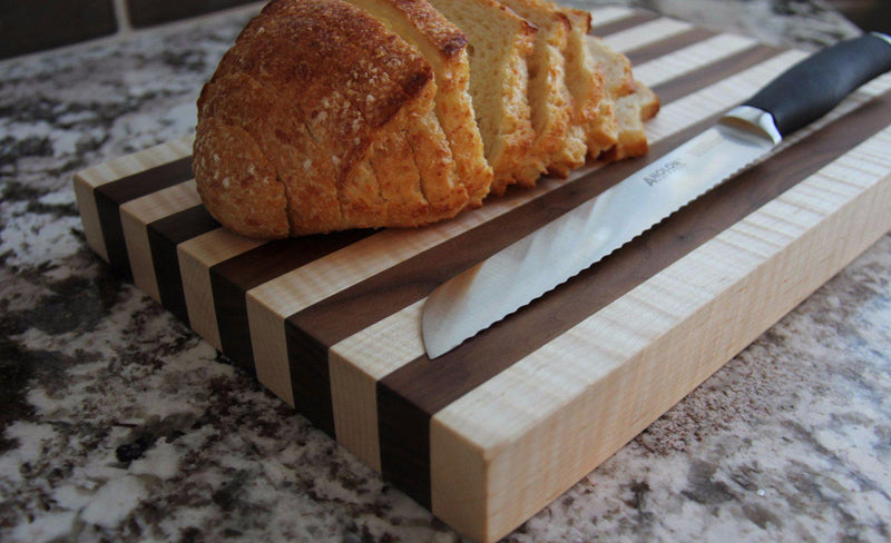 Butcher Block Cutting Board Walnut/Maple 15x10 -  - Qualtry