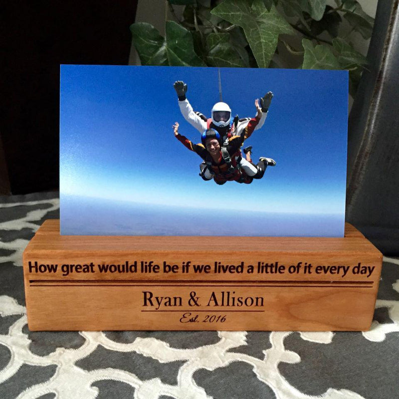 Personalized Wood Photo Blocks -  - Qualtry