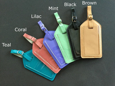 Genuine Leather Luggage Tag Cases -  - Qualtry