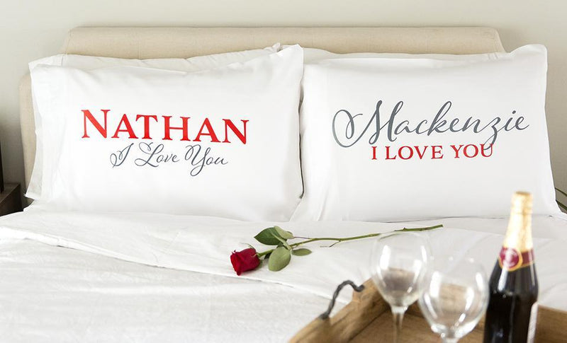 Personalized Romantic Pillowcases -  - Qualtry