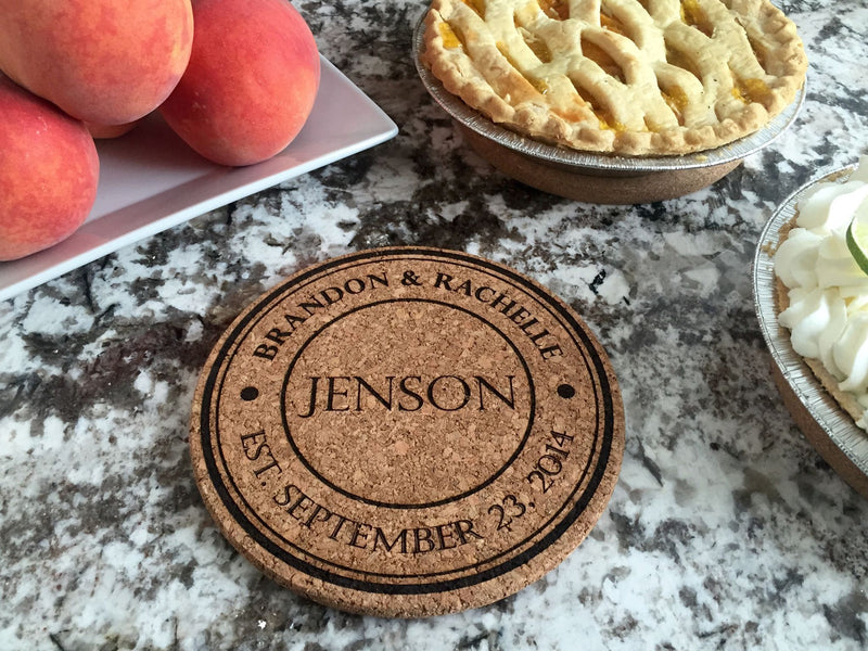 Personalized Large Hot Pads - Set of 2 -  - Qualtry