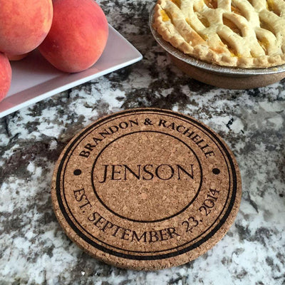 Personalized Large Kitchen Hot Pad -  - Qualtry