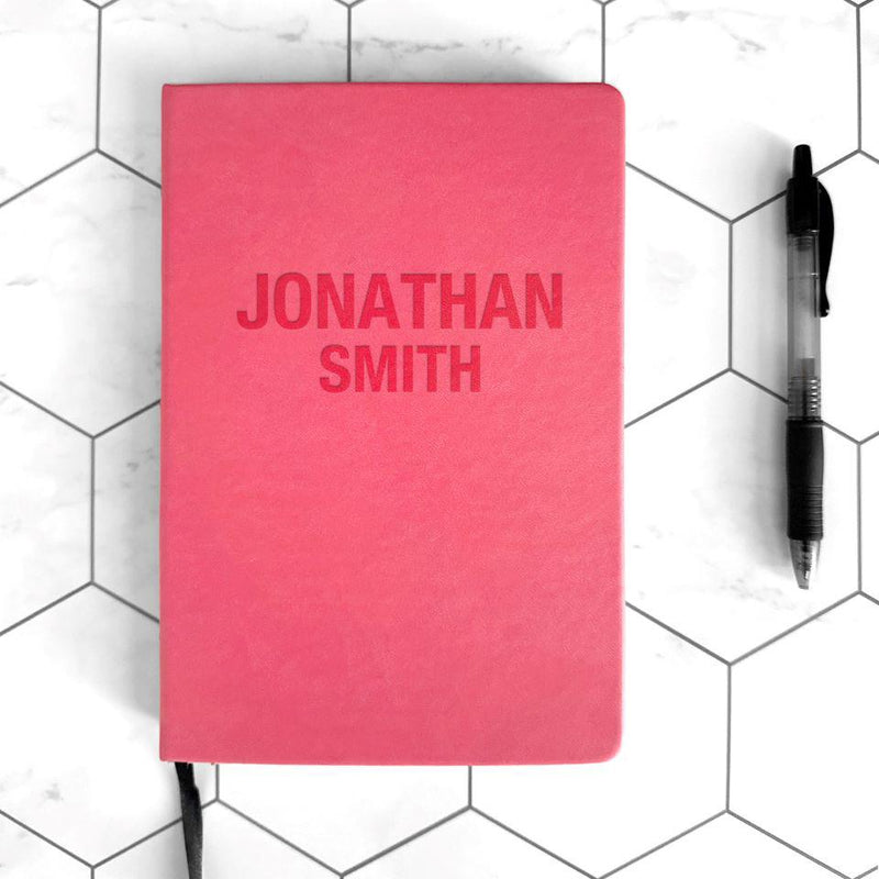 Personalized Leather Dot Journals -  - JDS