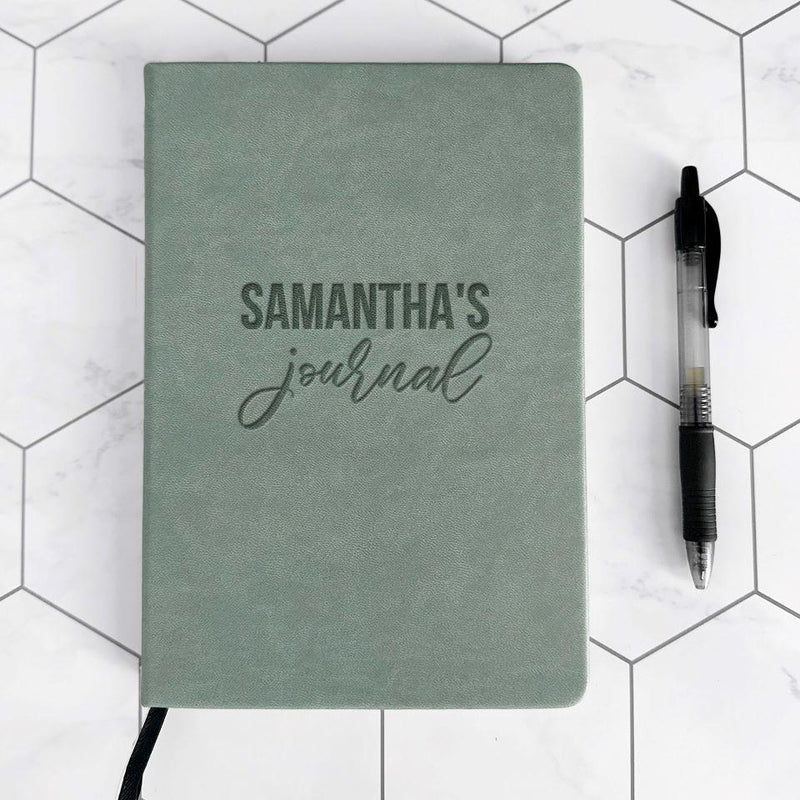 Personalized Leather Dot Journals -  - JDS
