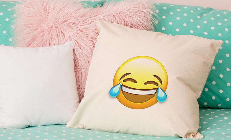 Personalized Emoji Throw Pillow Covers -  - Qualtry