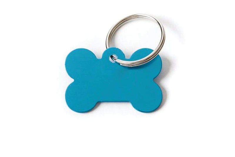 Personalized Large Pet Tags - Light Blue - Qualtry