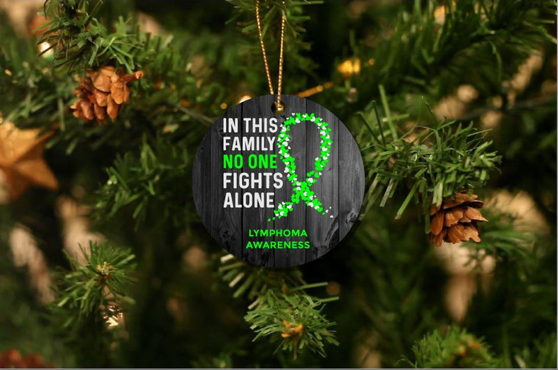 Personalizable No One Fights Alone Christmas Ornaments -  - Qualtry