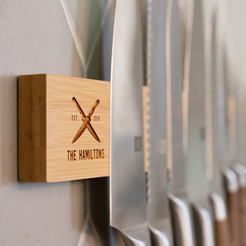 Personalized Magnetic Knife Holder -  - Qualtry