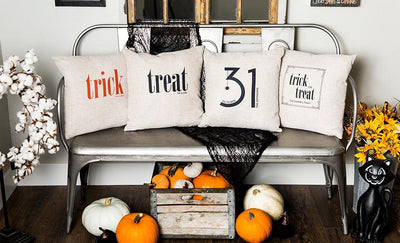 Personalized Halloween Throw Pillow Covers -  - Qualtry