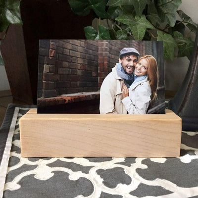 Personalized Wood Photo Blocks - Maple - Qualtry