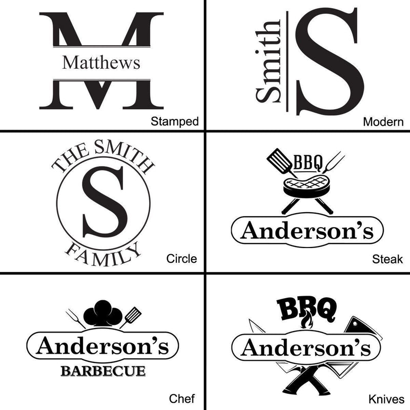 Personalized BBQ Grill Set - Custom Logo -