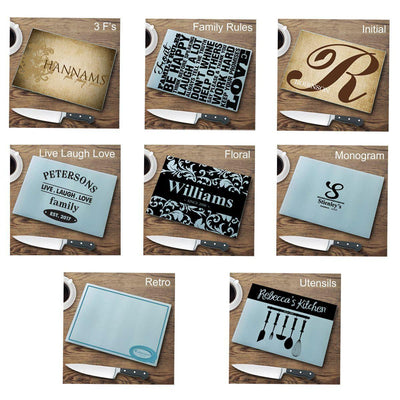 Personalized Glass Cutting Board -  - JDS
