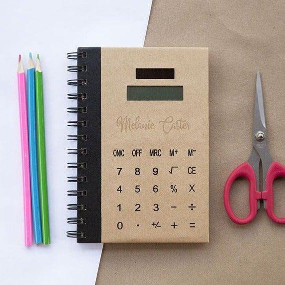 Personalized Calculator Notebook -  - Qualtry