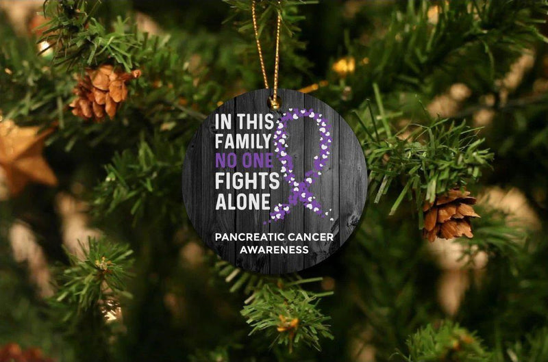 Personalizable No One Fights Alone Christmas Ornaments -  - Qualtry