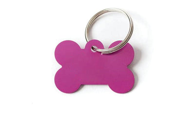 Personalized Large Pet Tags - Pink - Qualtry