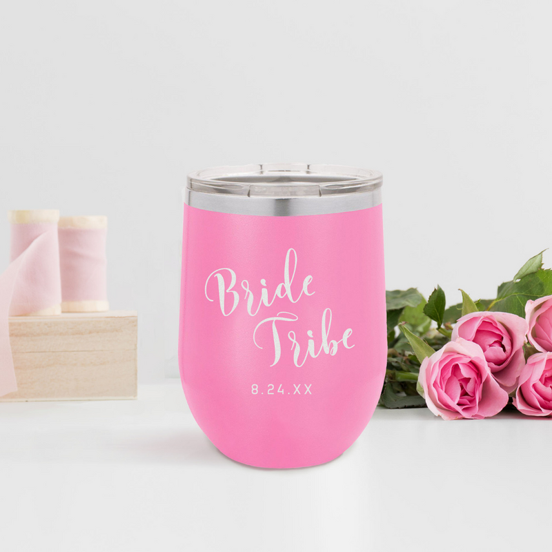 Personalized Bridesmaid Wine Tumblers -  - JDS