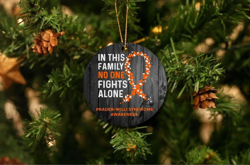 Personalizable No One Fights Alone Christmas Ornaments -  - Qualtry