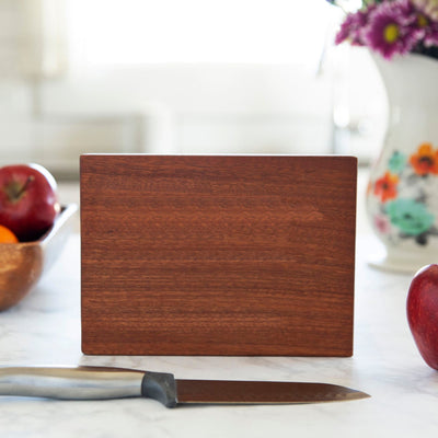 Personalized Mahogany Cutting Boards for Mom - 6x8 - Qualtry