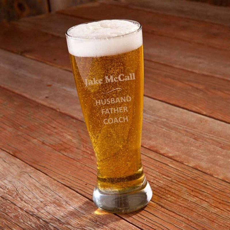Personalized My Dad Defined 22 oz. Pilsner Glass -  - JDS