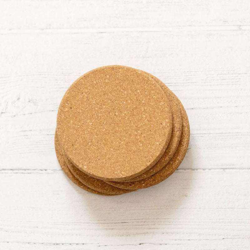 Personalized Christmas Cork Coasters -  - Qualtry