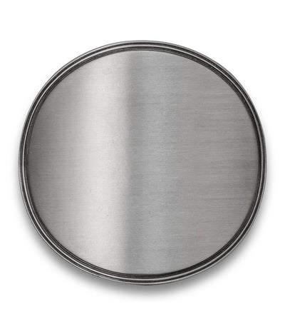 Personalized Groomsmen Cocktail Shaker with Pewter Medallion - Plain - JDS