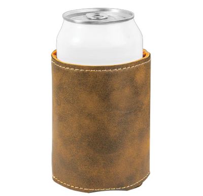 Personalized Can Coolers - Rustic