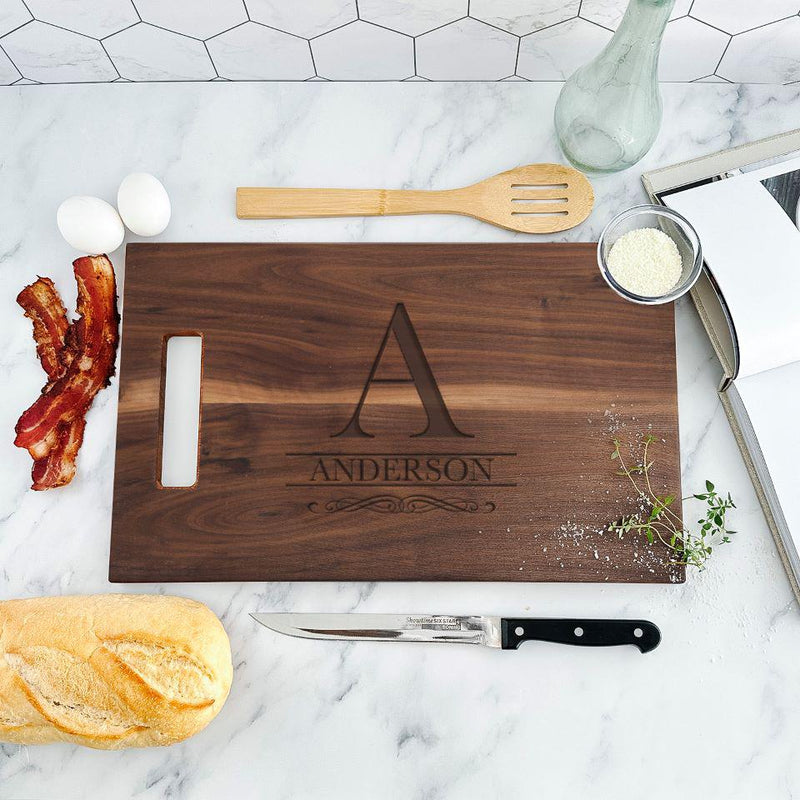 Personalized 11x17 Walnut Cutting Boards -  - Qualtry