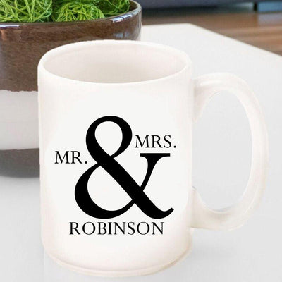 Personalized Mr & Mrs Coffee Mugs -  - JDS