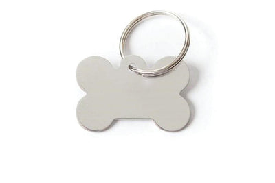 Personalized Large Pet Tags - Silver - Qualtry