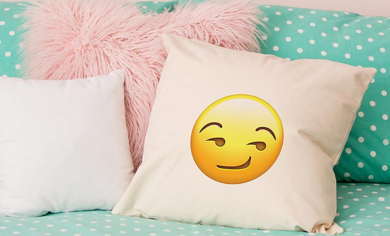 Personalized Emoji Throw Pillow Covers -  - Qualtry