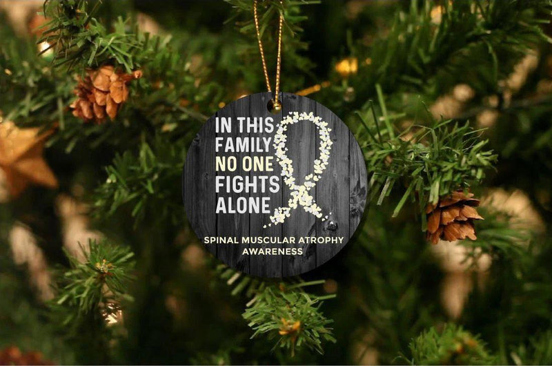 Personalizable No One Fights Alone Christmas Ornaments -  - Qualtry