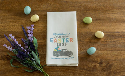 Personalized Easter Tea Towels -  - Qualtry