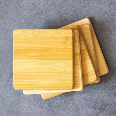 Fall Bamboo Coasters Set of 4 -  - Qualtry